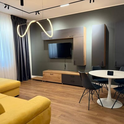 Rent of a new designer 2-room apartment, Bucharest, Romania